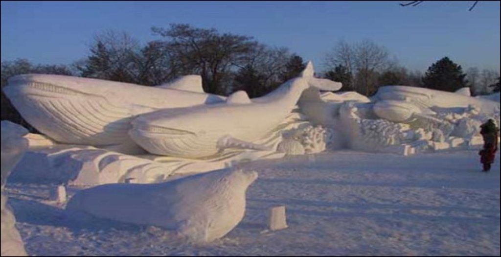 Stunning Snow Sculptures