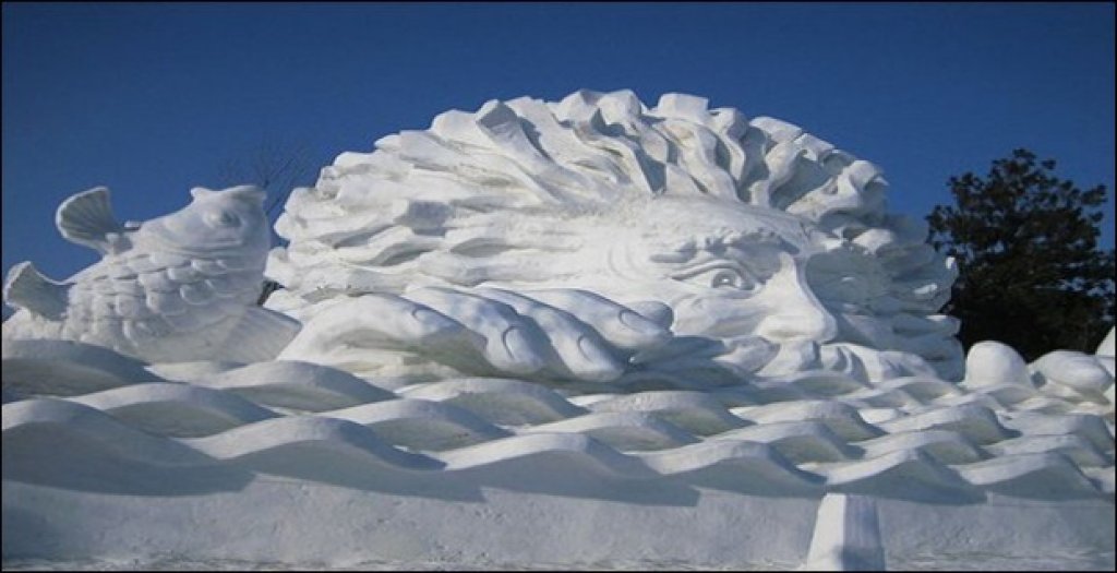 Stunning Snow Sculptures
